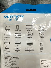 Vention USB 2.0 Male to USB-B Male Printer Cable 1m Black PV - 5