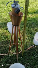 Starý závěsný lustr Dřevo Humpolec - 5