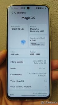 HONOR 90 lite 5G 8+5/256gb + 256gb SDXC + EXTRA BALENÍ - 5