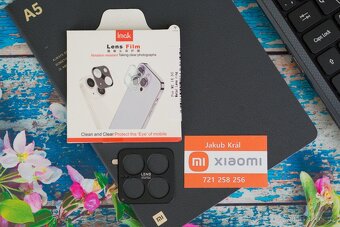 Kovová krytka na zadní fotoaparát Xiaomi, Redmi, Poco - 5