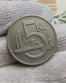 5kčs 1927 vzácný ročník mince Československa - 5