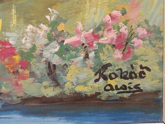 Obrazy 4ks Alois Kokáč, olej 50x70 - 5