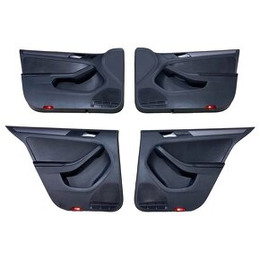 Sedačky černá kůže šedá látka VW Jetta 4 6Z r.v. 2011 - 5