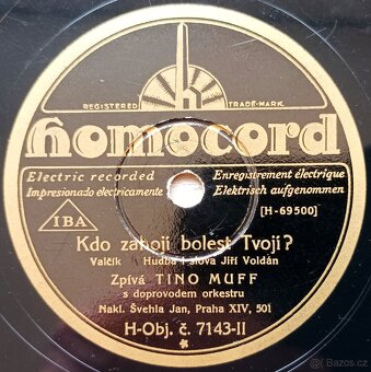 C. a K. polní maršálek, Cikánka - šelakové gramodesky 78 ot. - 5