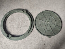 Poklop zahradní kruhový - nový - 5