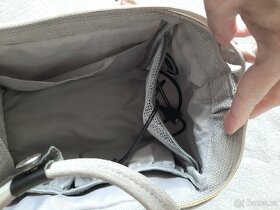 Stylová přebalovací taška/batoh šedá - 5