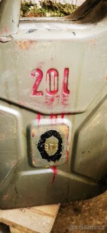 Kanystr plechový 20l (Made in ČSSR) - 5