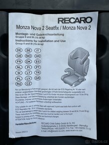 Auto sedačka Recaro 15-32 kg - 5