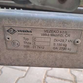 Prodám vezeko 2.7t. Plato - 5
