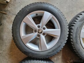 ALU kola+pneu ŠKODA"Deneb"PIRELLI zimni 185/60/R15 6.0J ET - 5