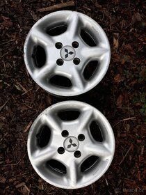 4x ALU disky (elektrony) 5 1/2 J x 13H2ET33, pneu 165/70 R13 - 5