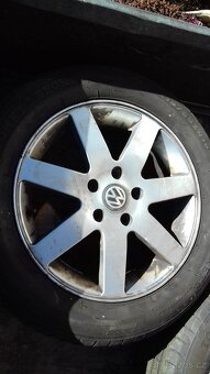 VW Passat sada 5x112 alu 6,5Jx16" + letní pneu 215/55/16 - 5