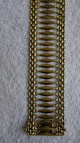 DÁMSKÝ ZLATÝ NÁRAMEK MASIV 28.35G//19CM//25MM - - 5