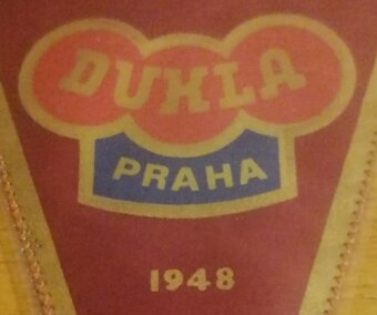 2x historická vlaječka fotbalového klubu DUKLA PRAHA. - 5