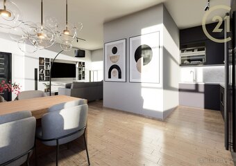 Byt 3+kk s výhledem na Brno, novostavba - 5