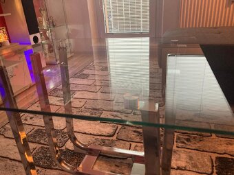 Konferenční stolek,transparentn - 5