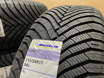NOVÉ ZIMNÍ MICHELIN ALPIN7 215/55/17 94V XL DOT2024 - 5