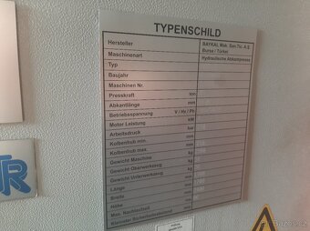 Ohraňovací lis Baykal - 5