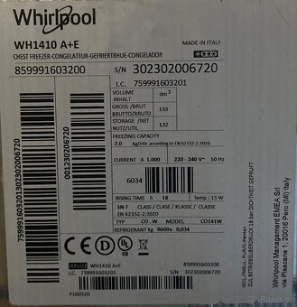 Úsporný pultový mrazák Whirpool - 5