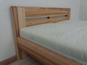 Nová 4 cm jasanová postel, nosnost 600 kg, Odvezu a smontuji - 5