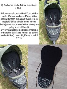 Podložka do kočárku, nové, šití na zakázku, ceny od - 5