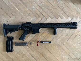 Airsoftová zbraň M4 MOTS 16,2" MUR , celokov, FULL ÚPRAVA - 5