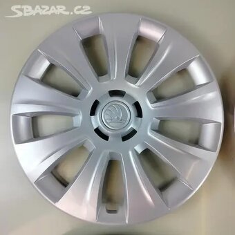 Originální poklice Škoda 16" 4 kusy - 5