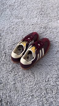 adidas Samba OG Maroon Gold Metallic (W) - 5