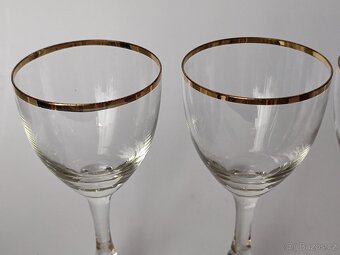 Luxusní sklenice Zlatá Zuzana, legendární, retro, pošta 69.- - 5