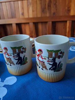 Retro dětská jídelní souprava Červená Karkulka - 5