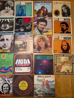 Gramodesky SP 7” – 24 ks – Supraphon, Panton (60.–80. léta) - 5