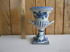 Retro keramika,džbány na pivo, vhodná na chalupu,váza modrá - 5