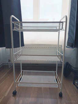 IKEA = HORNAVAN vozík na kolečkách - bilý - 5