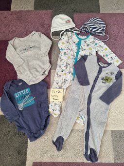 Mix oblečení vel. 62-68 HM, F&F, M&S, Looney Tunes - 5