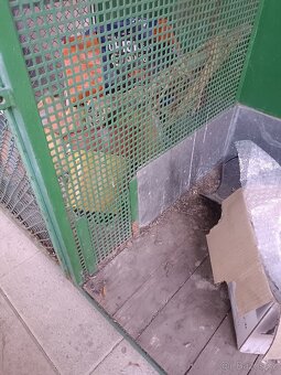 Klec pro papoušky, fretky,atd. Dvojitá je rozdělena na 2krat - 5