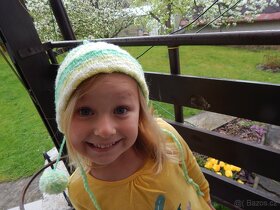 Slušivá dívčí čepice pod kombinézu NOVÁ - 5