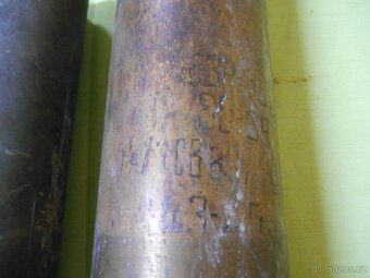 Mosazné nábojnice 63 a 38,5cm - 5