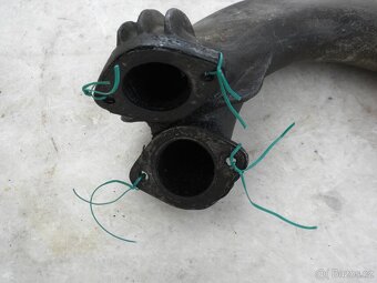 JAWA VILLIERS výfukové koleno chobot nálezový stav - 5