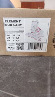 Kolečkové roztahovací brusle - 5