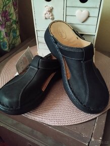 nové kožené zdravotní pantofle - 5