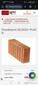 Nabízím cihly,, porotherm,a plne cihly - 5