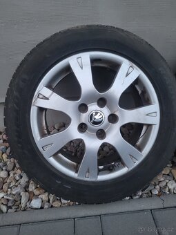 Prodam original alu Škoda octavia 2/3 5x 112 r 16 - 5