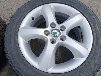 5x100 Škoda Fabia 6Jx15 ET43 č.5J0601025A alu disky - 5