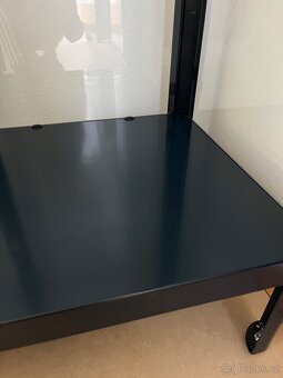 Modrá vitrína ve skandinávském stylu z IKEA - 5