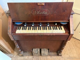 Starožitné harmonium Lhota - 5