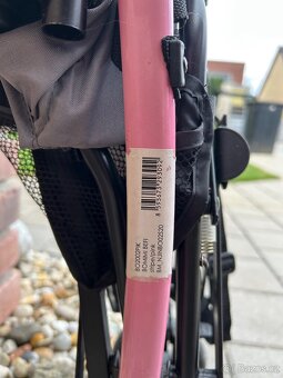 Kočárek BOMIMI Ligero, NOVÝ, barva růžová/šedá - 5