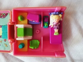 Sada - mini Polly Pocket rozkládací domeček s panenkami - 5