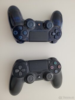 PS 4 PRO, 2x ovladače; přepastovaná; vyčištěná - 5