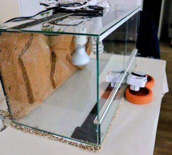 Terárium VYBAVENÉ pro malé agamy / gekončíky noční - 5