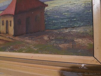 Obraz Horusický rybník ,signováno - 5